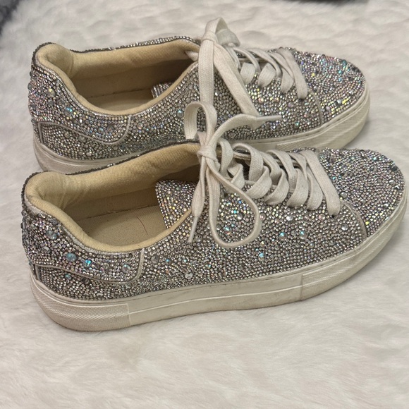 Betsey Johnson Fabulous Sparkle Sneakers - Picture 3 of 6